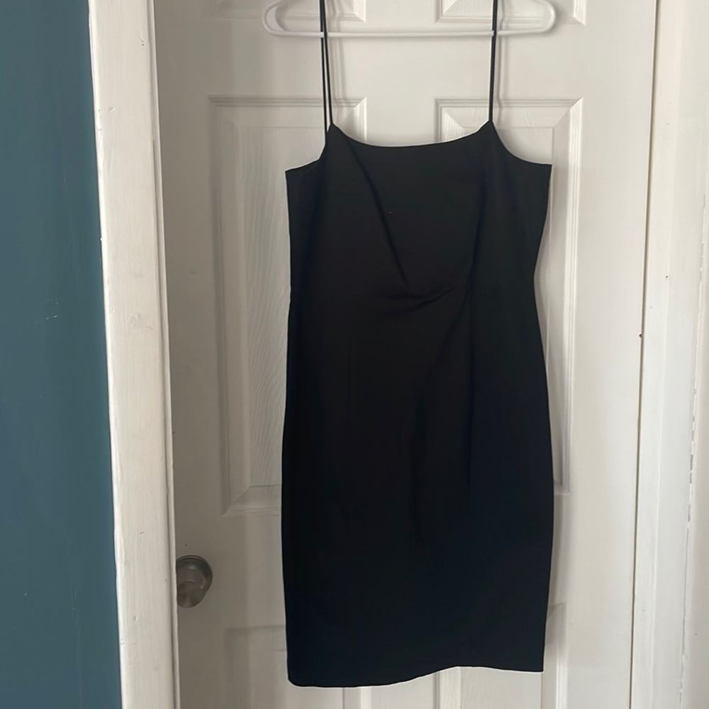 Sleek little black dress